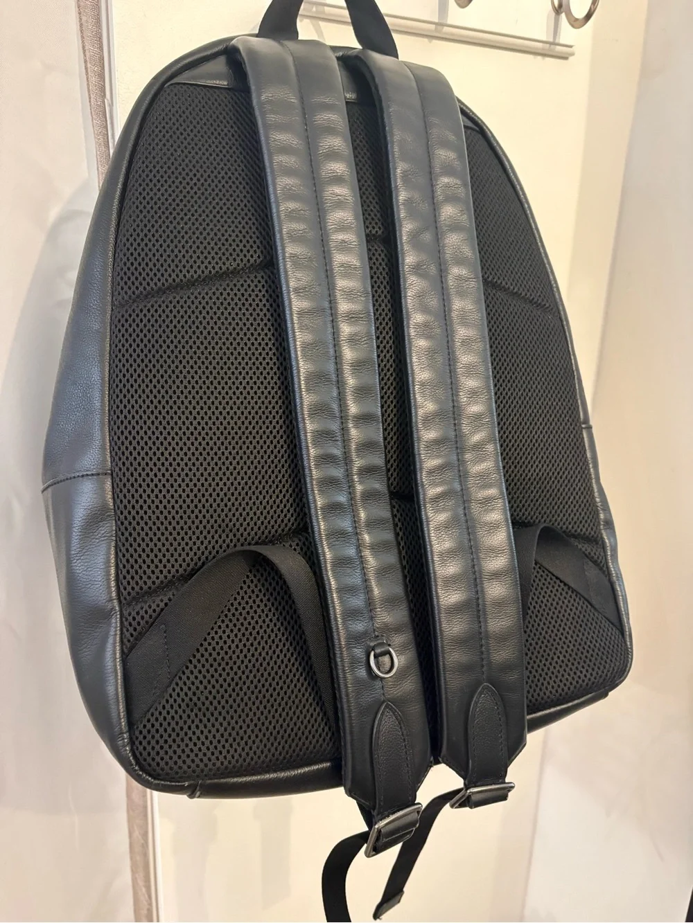 Coach Houston Varsity Stripe Leather BackpackF49324